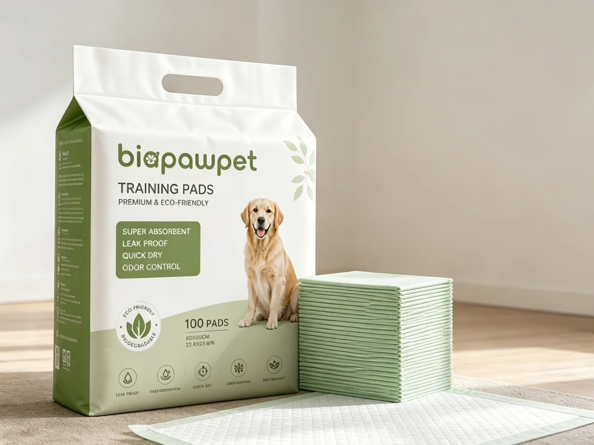 Private label puppy training pads